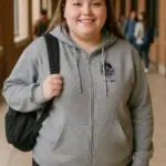 Campera Gris Universitaria