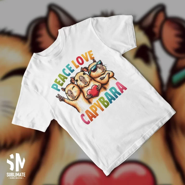 Capibara Peace Love