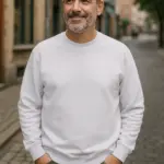 Buzo Cuello Redondo Blanco