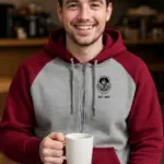 Campera Ranglan Universitaria Bordo