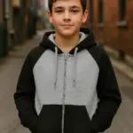 Campera Ranglan Negra - Niño