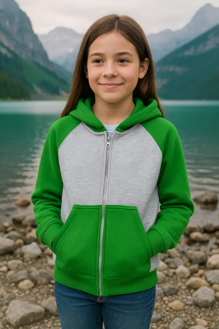 Campera Ranglan Verde - Niño