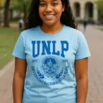 Remera Celeste Universitaria